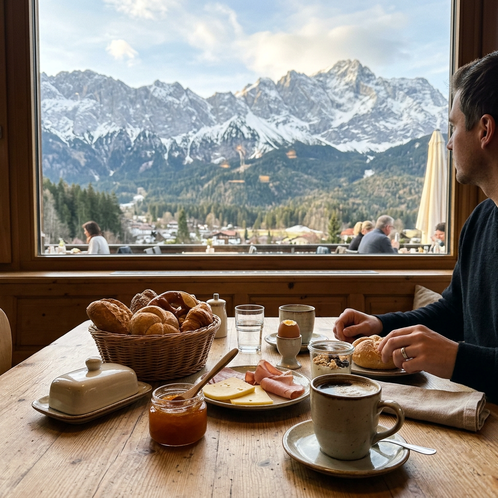 Mountain Bliss Instead of Buffet Stress. 🏔️ With us, you start relaxed with a…