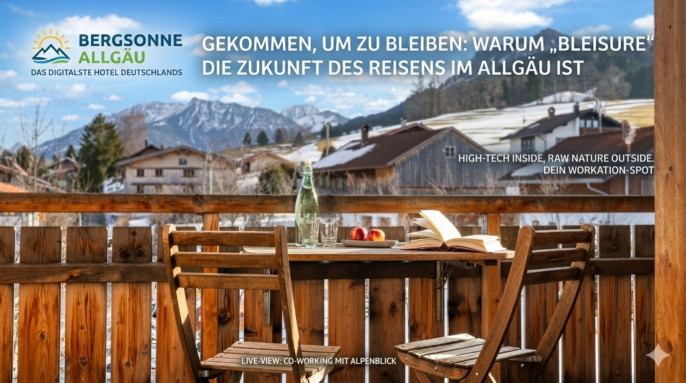 Gekommen, um zu bleiben: Warum „Bleisure“ die Zukunft des Reisens im Allgäu i…