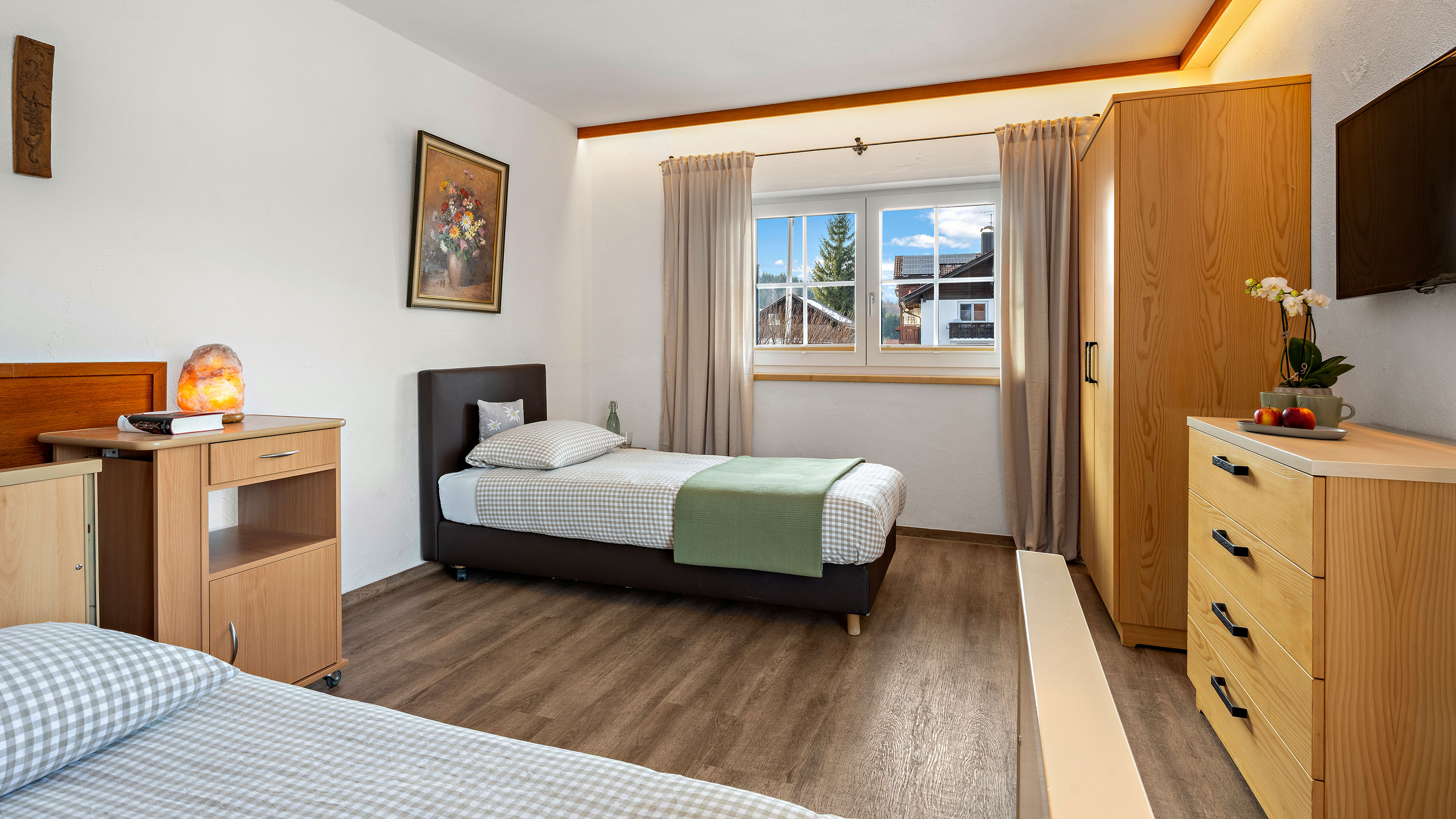 Deckenlifter im barrierefreien Pflegezimmer